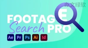 Adobe软件素材库搜索插件 Aescripts Stock Search Pro V1.1.2 支持AE/PR/PS/AI/ID-半文绿软