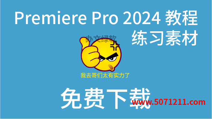 图片[1]-Adobe Premiere Pro 2024 教程 + 练习素材：从入门到精通的视频编辑之旅-半文绿软