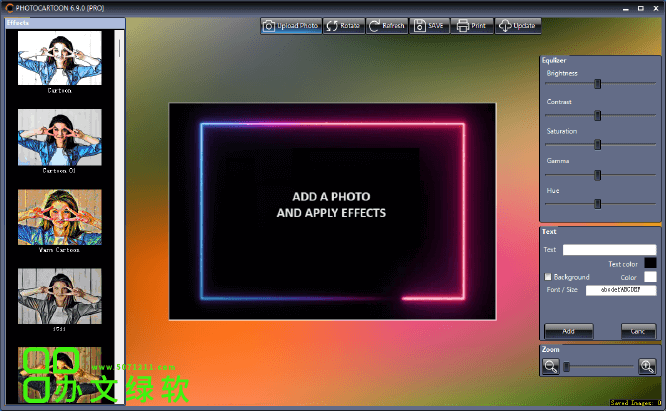图片[1]-照片转换成卡通和漫画的创意工具 PhotoCartoon Professional 6.9-半文绿软
