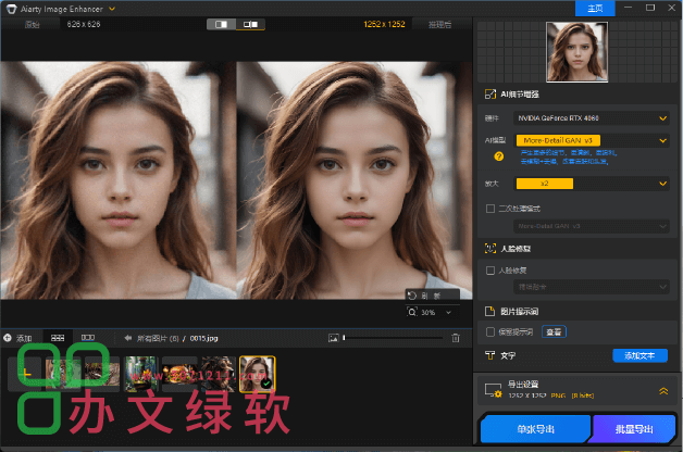 图片[1]-AI驱动的专业图片增强工具 Aiarty Image Enhancer 3.3-半文绿软